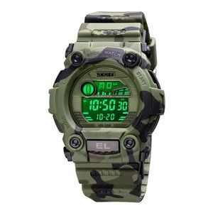 Boys Camouflage LED Sports Watch